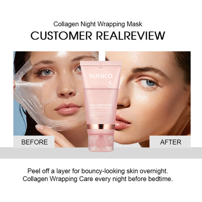 Collagen Night Wrapping Peel-Off Mask | Deep Cleansing & Moisturizing Sleeping Skincare