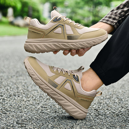 Men's Casual Running Shoes with Wide Toe Box - Comfortable Shock Absorption Sneakers