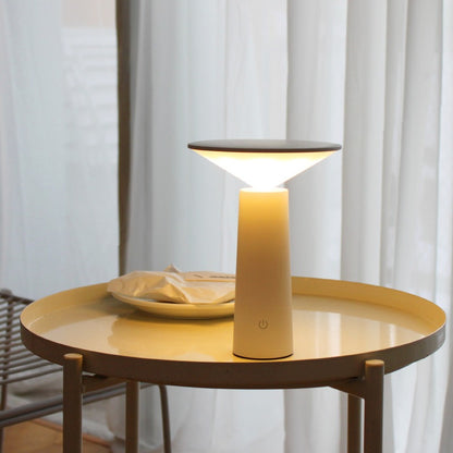 Nordic Minimalist LED Table Lamp – Sleek Rechargeable Night Light for Bedroom & Coffee Table