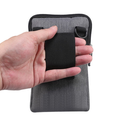 Multifunctional Portable Mini Phone Bag - Lightweight Fabric Waist Pouch & Crossbody for Outdoor Activities