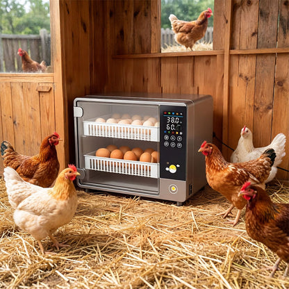 24 Egg Incubator with Automatic Turner | Digital Touch Control Hatchery Machine