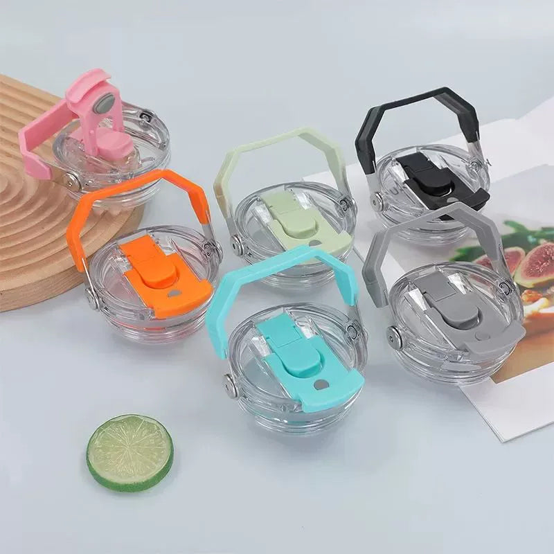 Reusable Leak-Proof Replacement Lid with Straw Hole for 30oz Stanley Tumbler - BPA-Free & Dishwasher Safe