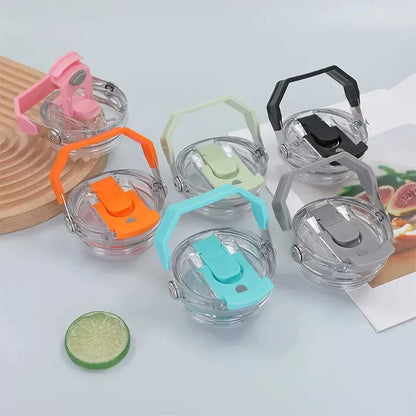 Reusable Leak-Proof Replacement Lid with Straw Hole for 30oz Stanley Tumbler - BPA-Free & Dishwasher Safe