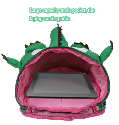3D Dinosaur Backpack for Kids - Waterproof Kindergarten & Small School Bag