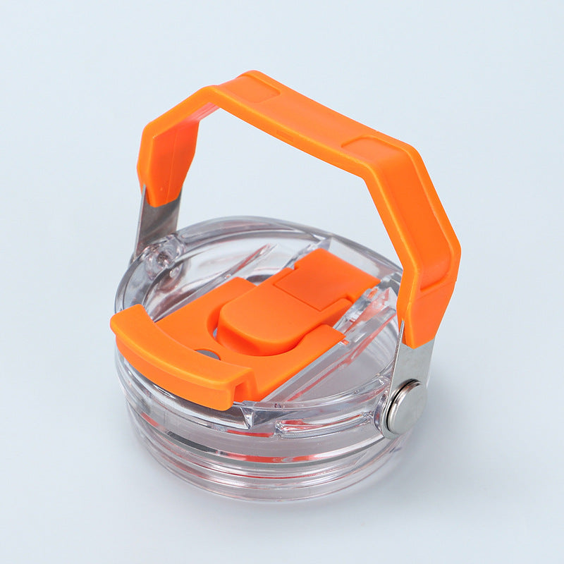 Reusable Leak-Proof Replacement Lid with Straw Hole for 30oz Stanley Tumbler - BPA-Free & Dishwasher Safe