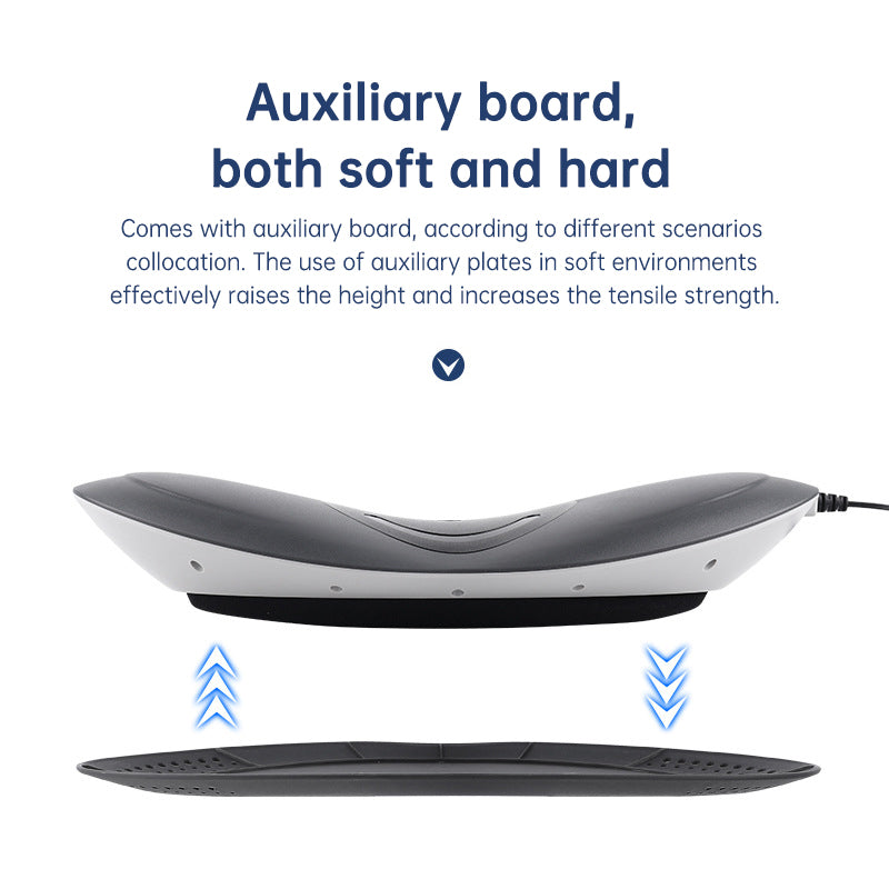 Smart Lumbar Traction Massager | Heated Back Stretcher with Air Pressure Relief & Cervical Support