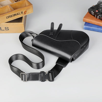 Men's Stylish Crossbody Saddle Bag - Casual Travel & Daily Use Sling Bag