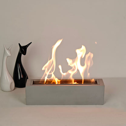 Modern Tabletop Bio Ethanol Fireplace – Portable Ventless Fire Pit for Home & Terrace