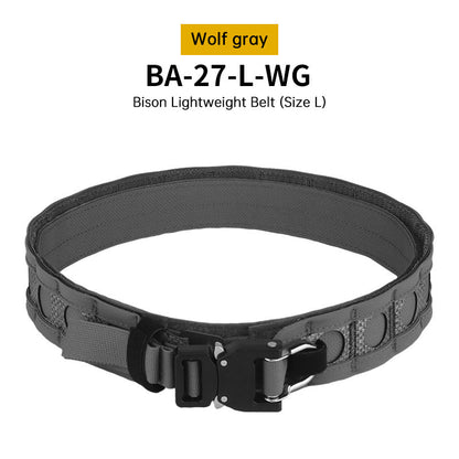Tactical Two-Layer Battle Belt | Quick Detach Metal Buckle Combat Belt