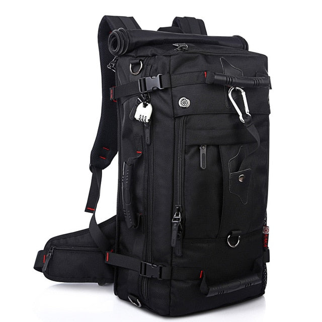 KAKA Men Backpack Travel Bag – Large Capacity Versatile Utility Mountaineering