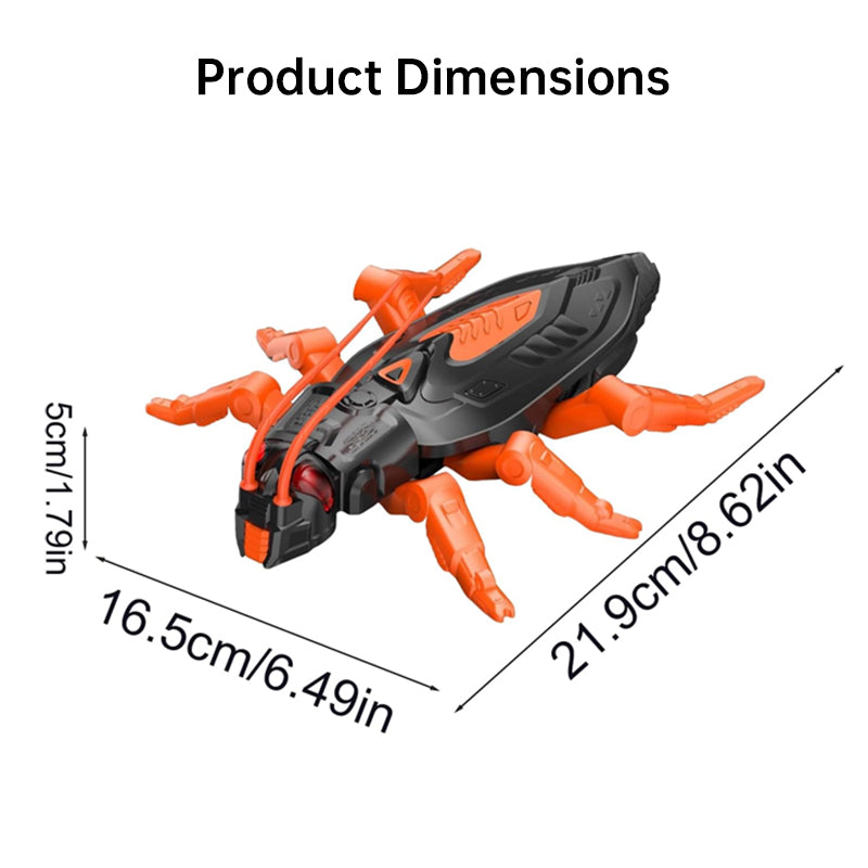 Remote Control Climbing Gecko Robot | Realistic Animated Spider Toy for Glass & Smooth Walls | Christmas Gifts