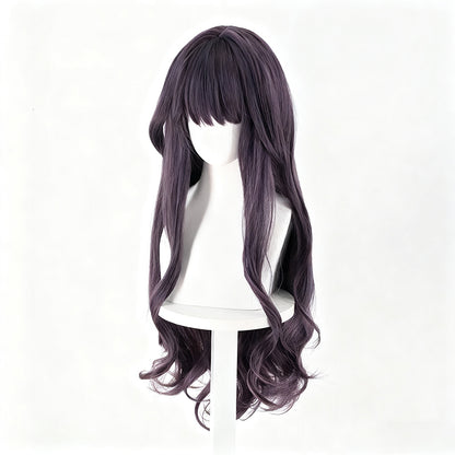 Hua Xun Rinran & Li Xun Zi Cosplay Wig | Long Dark Wavy Hair with Rose Net Scalp