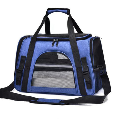 Premium Expandable Pet Carrier - Lightweight Mesh Travel Bag for Cats, Puppies & Small Pets
