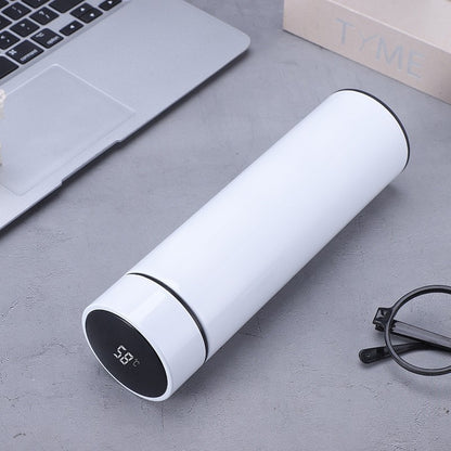Smart LED Temperature Display Thermos - 500ml Insulated Stainless Steel Water Bottle