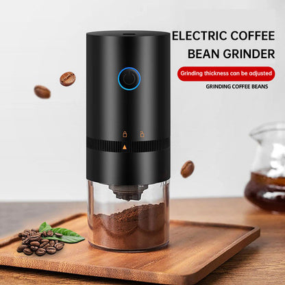 Portable USB Rechargeable Electric Coffee Bean Grinder with Adjustable Coarseness