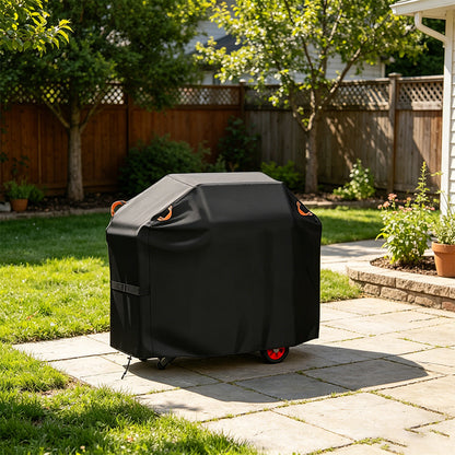 210D Waterproof BBQ Grill Cover | Heavy Duty Windproof Protector