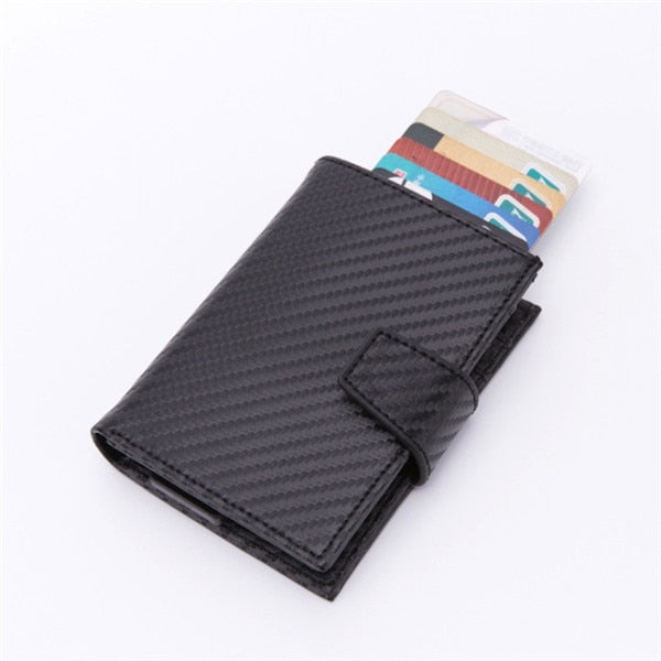 Bisi Goro Minimalist RFID Blocking Wallet & Aluminum Card Holder for Men and Women