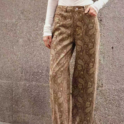 Women's Elegant Straight Tube Trousers - Slim Fit Retro Style Pants