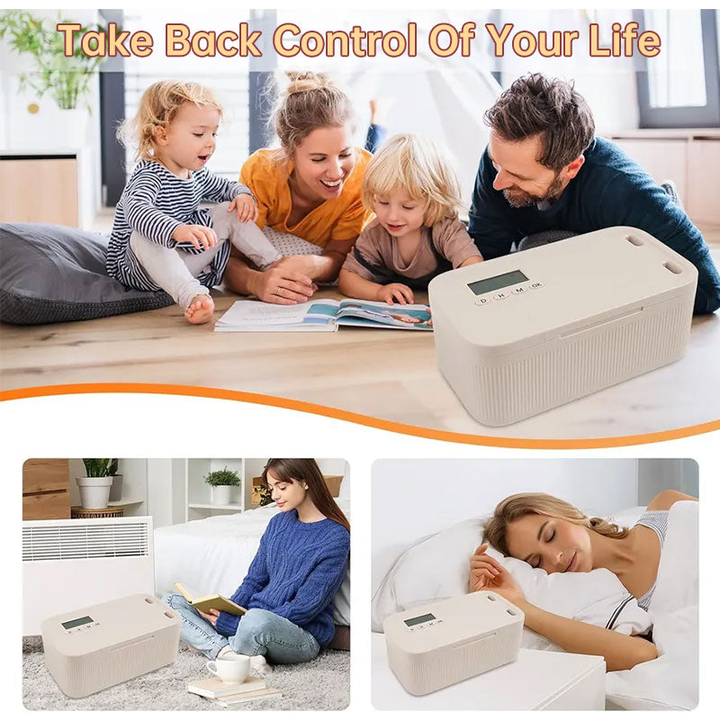 Smart Time Locking Container - Security Storage Box for Personal Habits & Focus