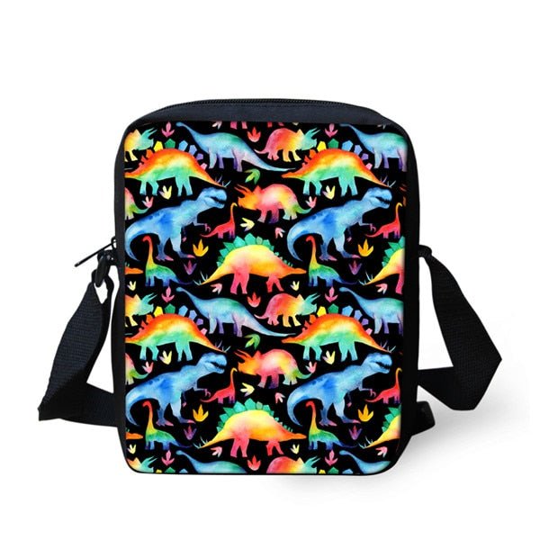 3D Dinosaur Print School Backpack for Boys - Orthopedic Kids Satchel & Schoolbag
