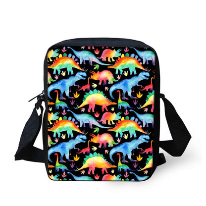 3D Dinosaur Print School Backpack for Boys - Orthopedic Kids Satchel & Schoolbag