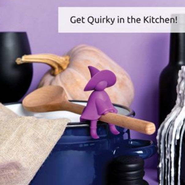 Little Flying Man Shaped Anti-Overflow Soup Spoon Holder for Kitchen