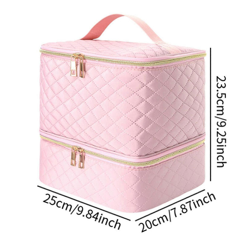Professional Manicure Tools Case - 30-Compartment Nail Polish Storage Bag