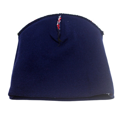 British Flag Union Jack Jacquard Knit Beanie | Warm Novelty Winter Cold Hat (London)