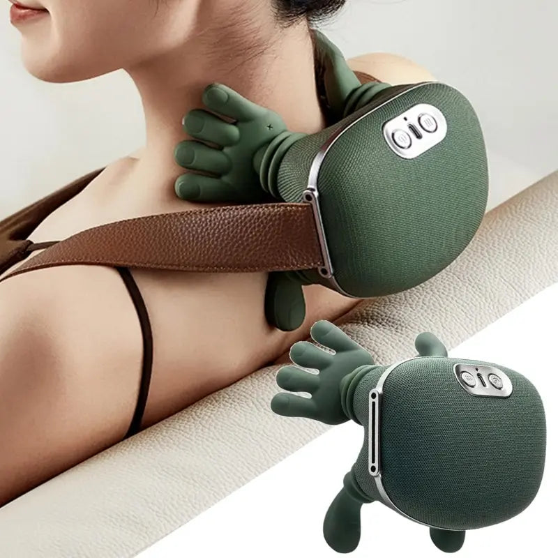 Simulated Human Master Neck and Shoulder Massager with Heat