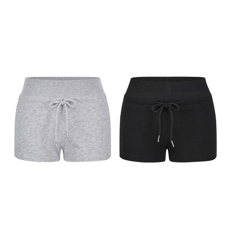 Sweet & Spicy Style High-Waist Casual Three-Quarter Shorts