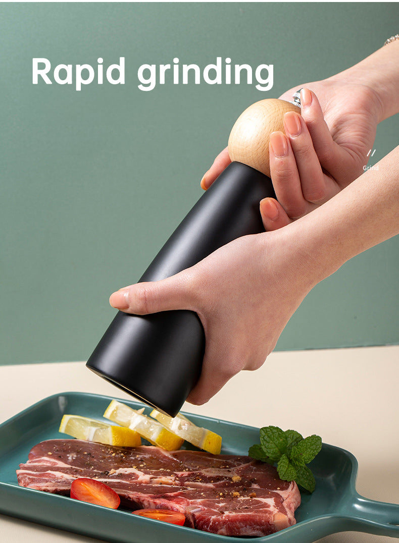 Premium Wooden Pepper Grinder Mill - Adjustable Coarseness Salt Mill
