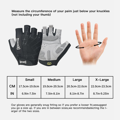 Spider Web Fitness Gloves with Thickened Anti-Slip Palm - Wear-Resistant Sports Gear