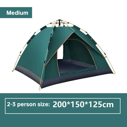 Waterproof Double Layer Family Camping Tent | Windproof & UV Resistant
