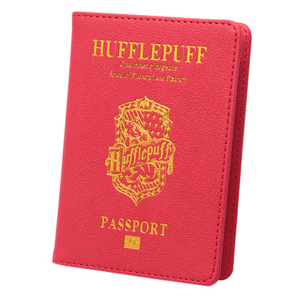 Marvel/DC Hero Inspired Passport Holder & Ticket Wallet (Red) - Travel Document Organizer