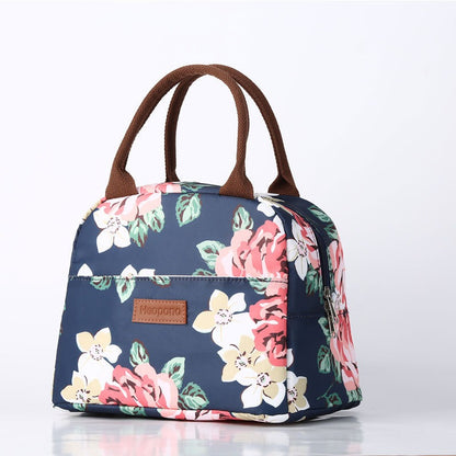 Printed Thermal Lunch Bag - Insulated Aluminum Foil Bento Tote