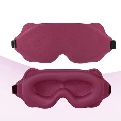 3D Contoured Blackout Sleep Mask | Breathable Deep Concave Protective Eye Goggles