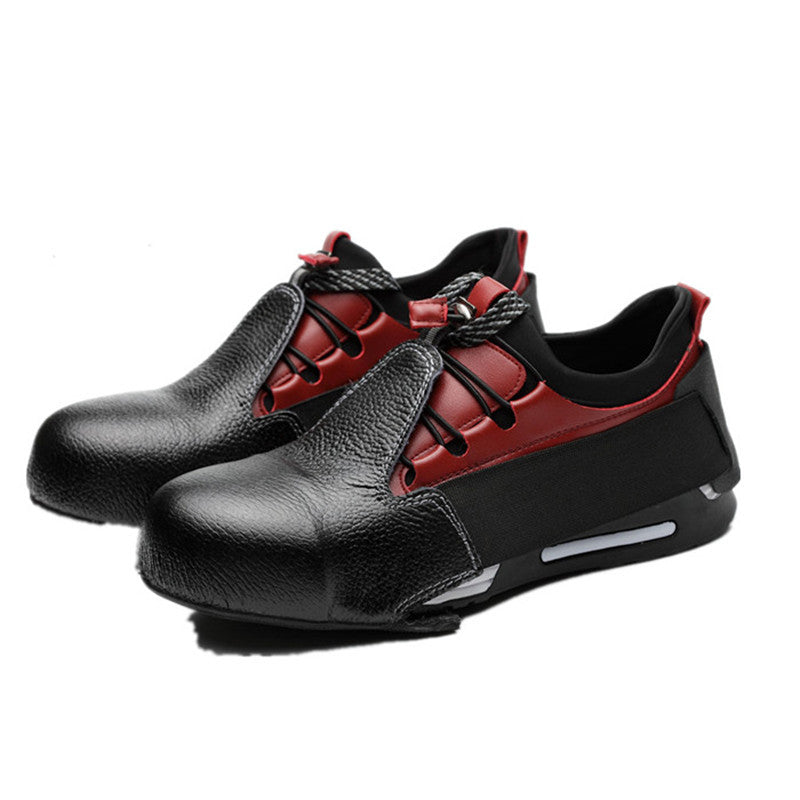 Anti-Smashing Steel Toe Cap Shoe Cover | Durable Cowhide Protective Gear