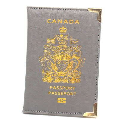 Durable Canadian Passport Clip with Copper Accents