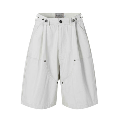 Unisex Loose Fit Paratrooper Cargo Shorts