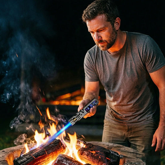 Windproof High-Temperature Outdoor Torch Lighter | Metal Body Jet Flame