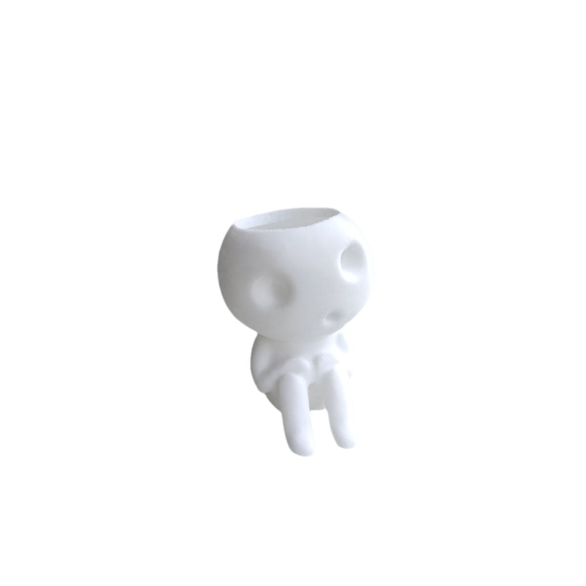 Cute Tree Elf Succulent Pot – Creative Sitting Humanoid Planter for Indoor Decor