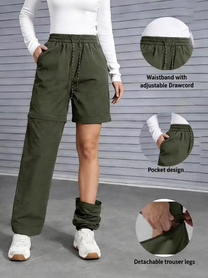 Women's Convertible Hiking Pants | Quick-Dry Waterproof Cargo Trousers