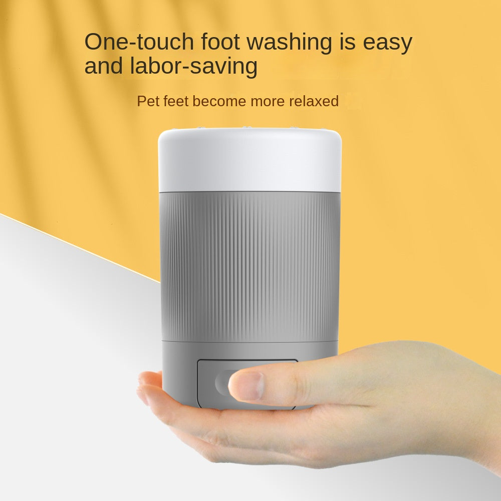 Title: Portable Dog Paw Cleaner Cup | Gentle Silicone Paw Washing Tool for Muddy Paws (Towel Feature)