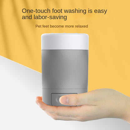 Title: Portable Dog Paw Cleaner Cup | Gentle Silicone Paw Washing Tool for Muddy Paws (Towel Feature)