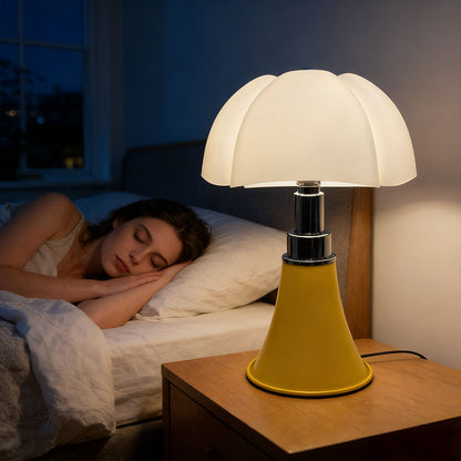 Nordic Floral Nightstand Lamp for Living Room - Bauhaus Bat Lamp Style