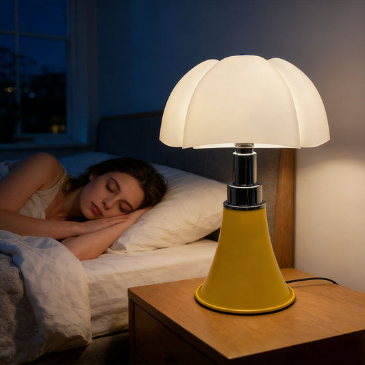 Nordic Floral Nightstand Lamp for Living Room - Bauhaus Bat Lamp Style