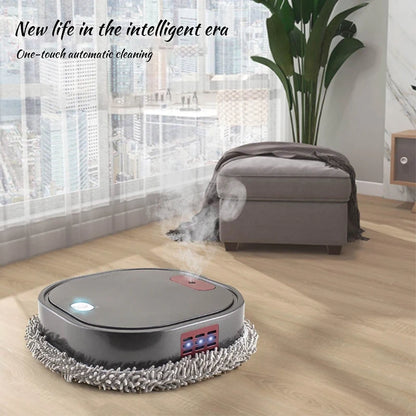 3-in-1 Automatic Smart Sweeping Robot - Electric Floor Mopping & Spraying Machine