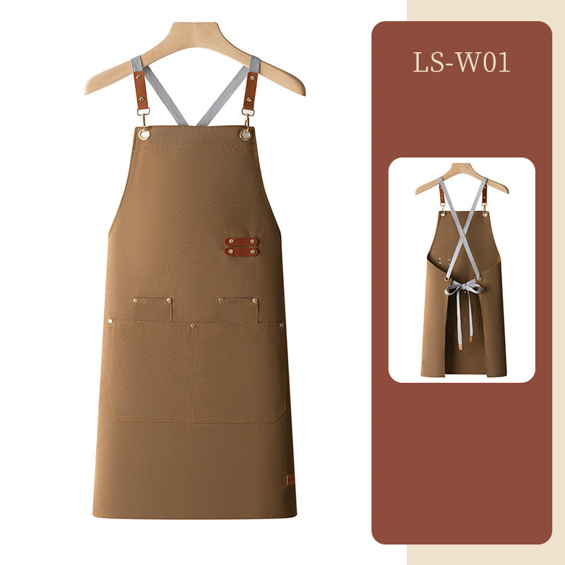 Stylish Professional Chef Apron for Kitchen & Catering | Stain-Resistant Waterproof Workwear