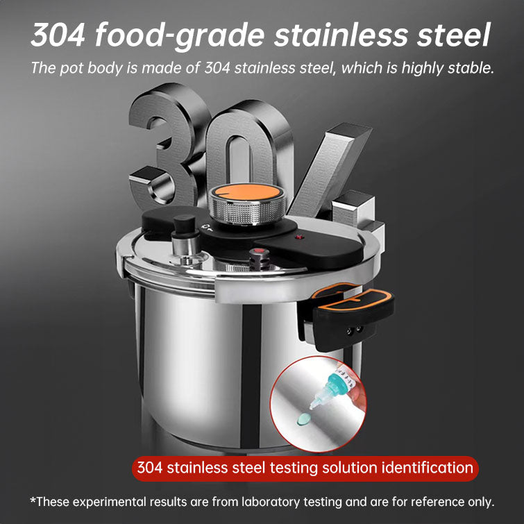 Premium Stainless Steel Pressure Pot for Gas & Electric Stoves (4L/6L)