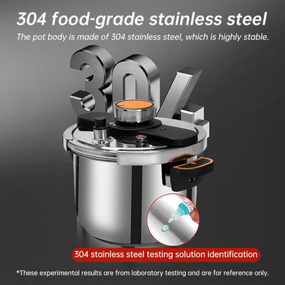 Premium Stainless Steel Pressure Pot for Gas & Electric Stoves (4L/6L)